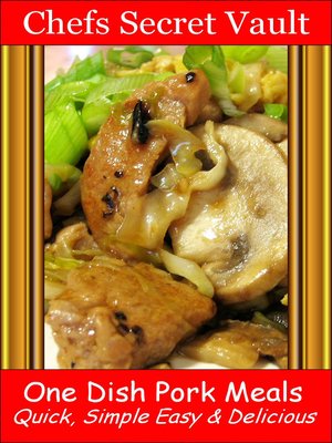 cover image of One Dish Pork Meals